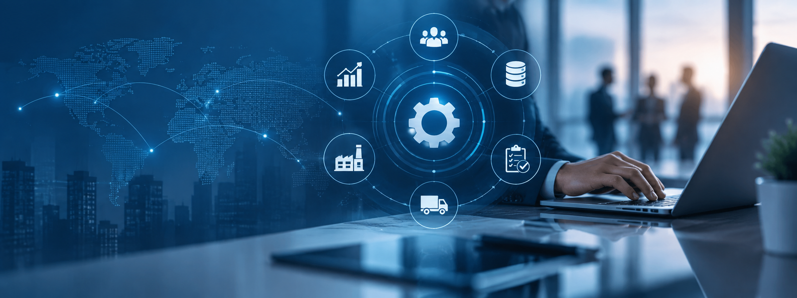 Enterprise ERP Solutions Background